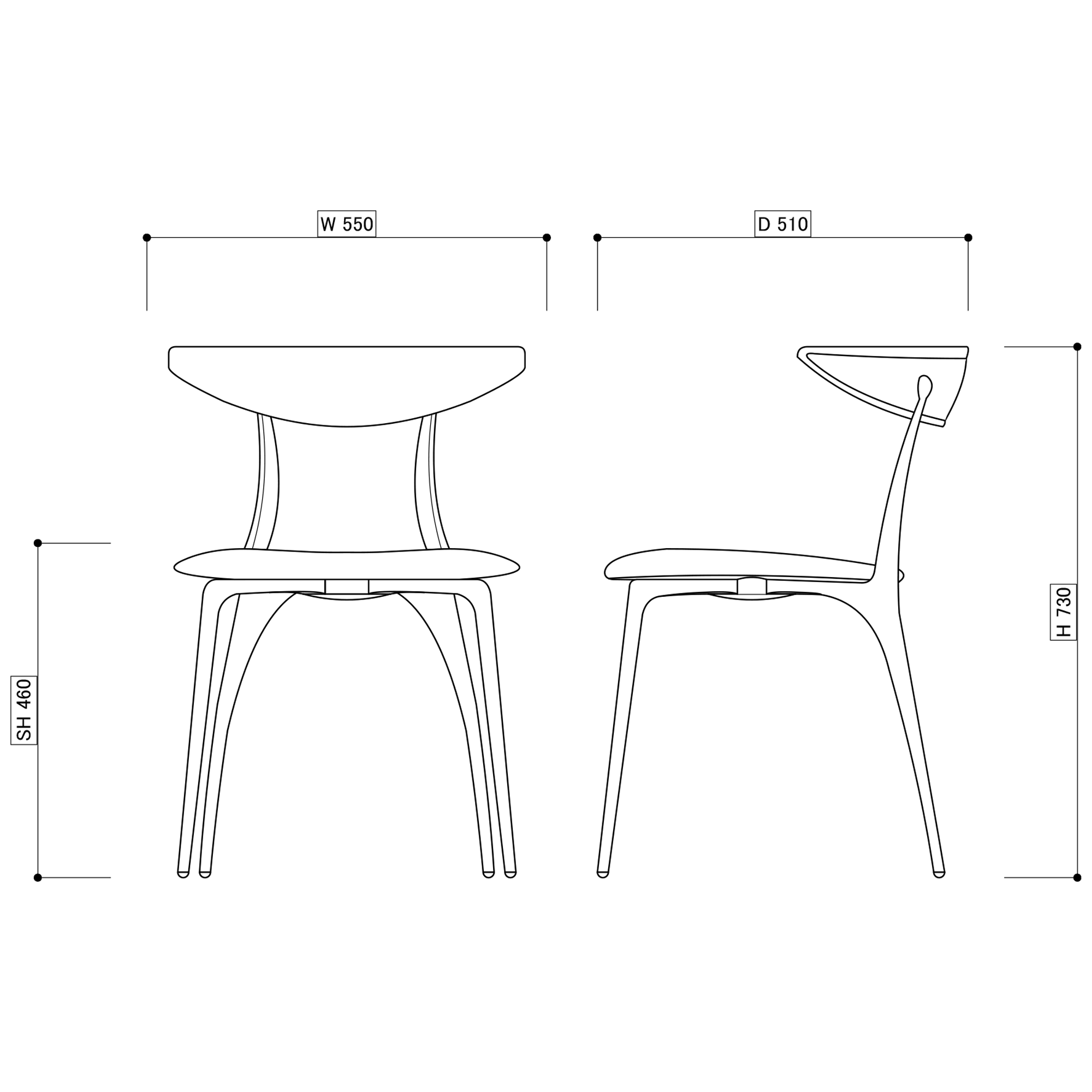 ○ADAL アダル Link chair リンクチェア ADAL(アダル)公式オンラインショップ / リンクチェア アームレス